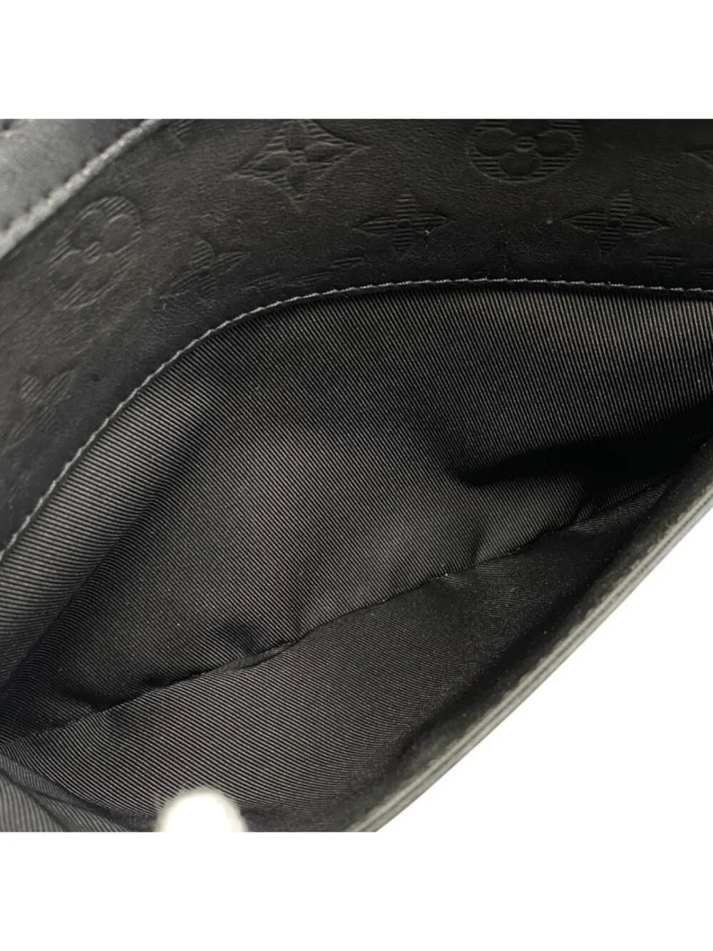 Louis Vuitton Shoulder Bag Duo Messenger Monogram Shadow Noir Black